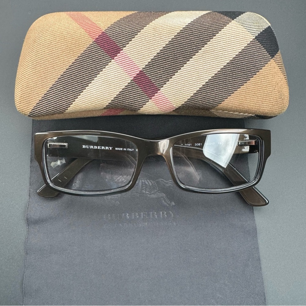 Burberry Glasses in Plaid
